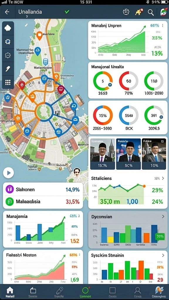 gowin - Tampilan antarmuka utama yang menarik.