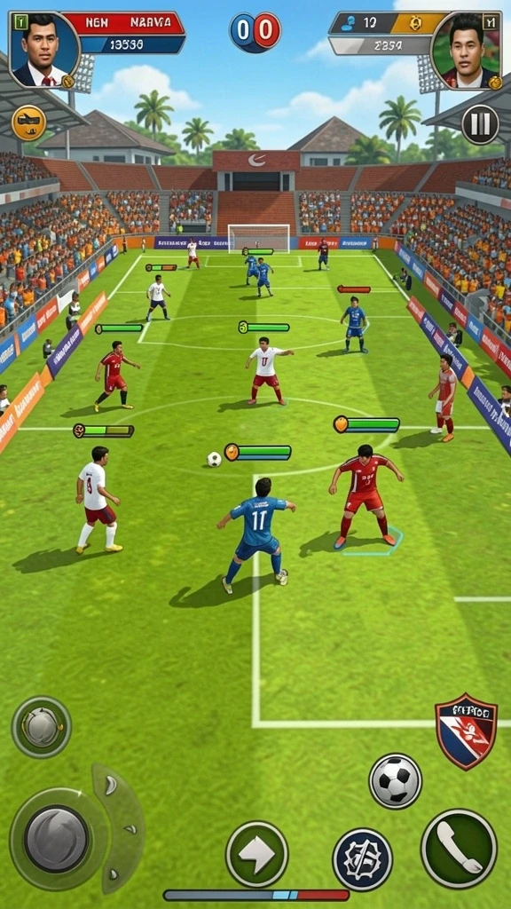 h03 - Pemandangan hutan lebat yang memukau di dalam game.