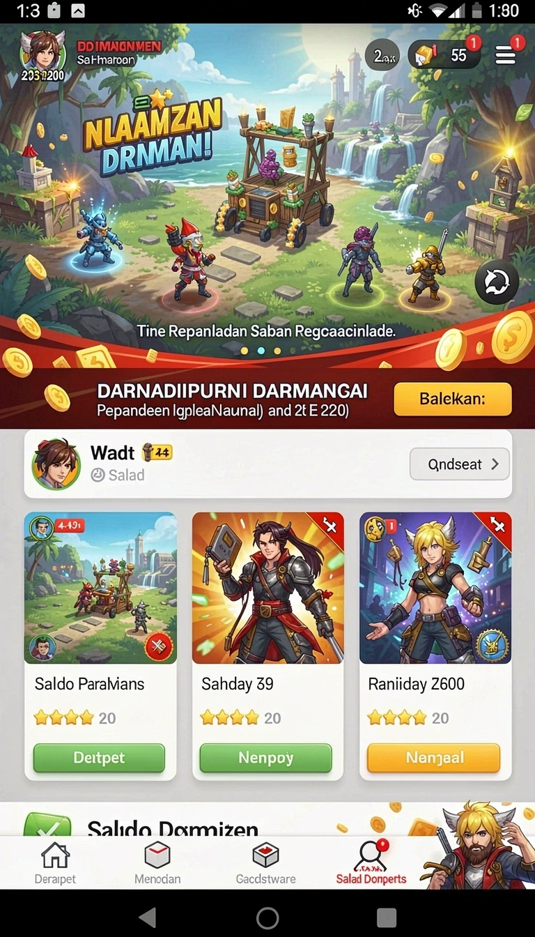 idrok - Beragam level penuh tantangan yang menarik.