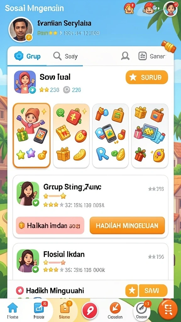 pt707 - Tampilan awal game yang cerah dan menarik.