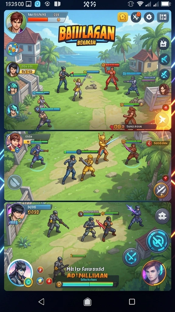 pt707 - Tampilan level yang menantang dan penuh warna.