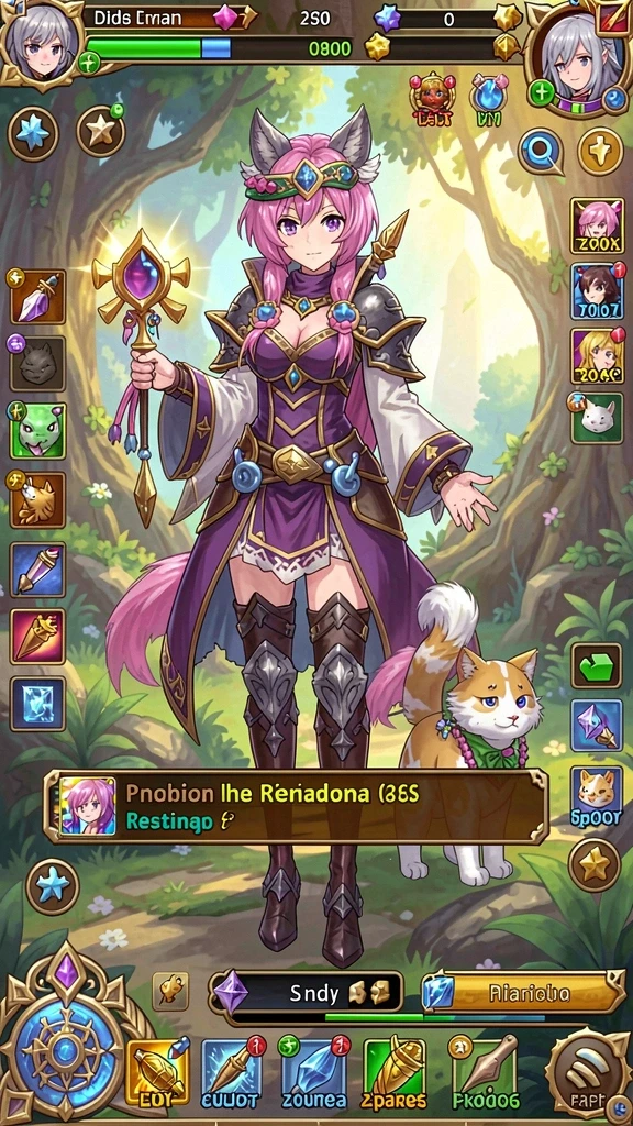 qqstar - Fitur permainan multiplayer yang memungkinkan tantangan dengan teman.